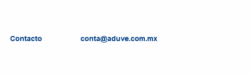 Contacto conta@aduve.com.mx 